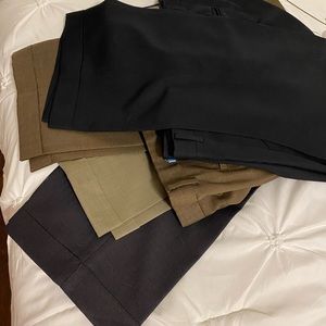 Men’s dress slacks, Four pair bundle